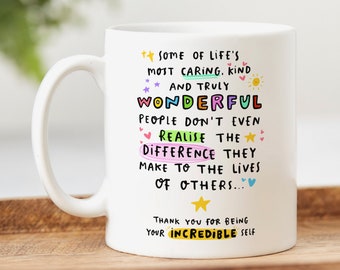 Thank You For Being Your Incredible Self, Personalised Mug, Personalised Gift, Thank You Gift, Friendship Gift, Positivity