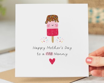 Fab Nanny Mother's Day Card
