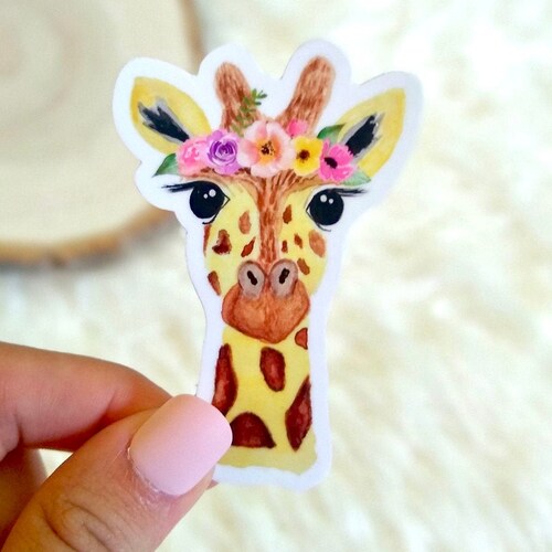 Giraffe Decal | Etsy