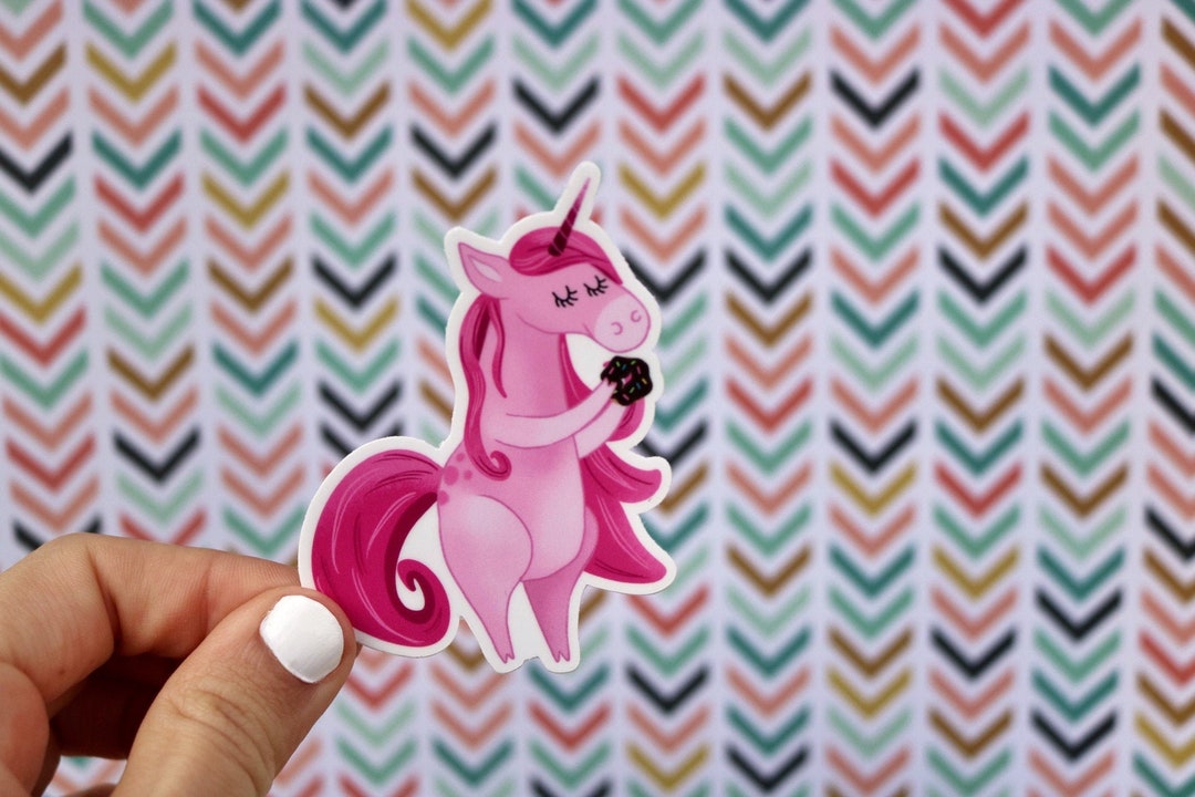 Unicorn Decal Unicorn Sticker Funny Decal Car Decal Etsy