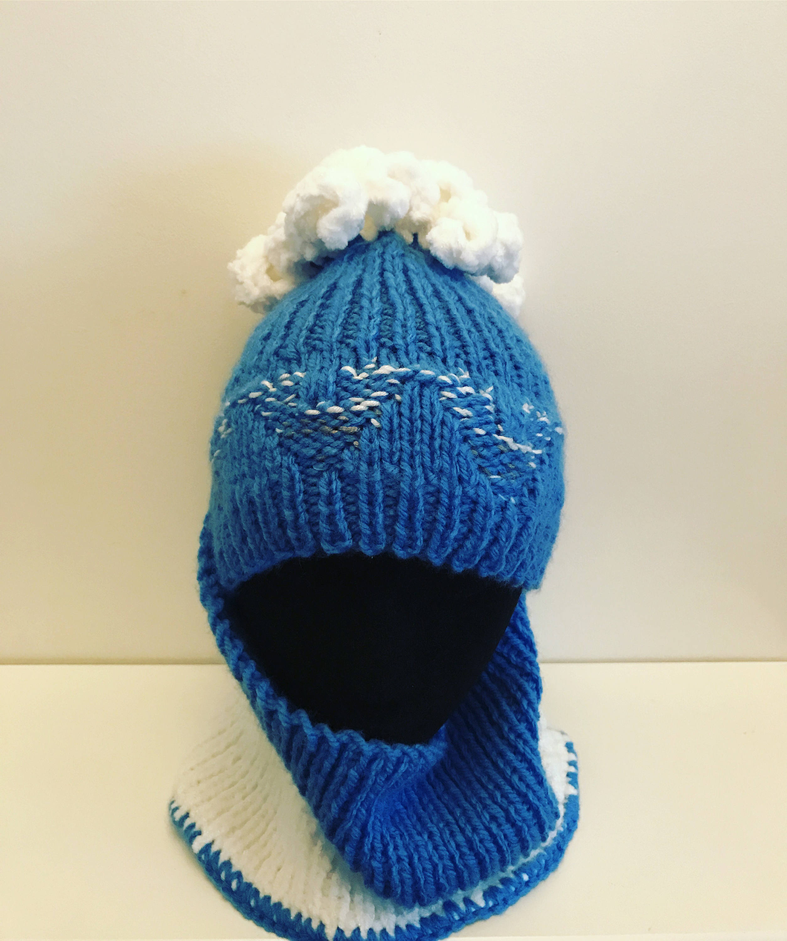 Ponytail Hole Hat \u0026 Cowl Winter Set 