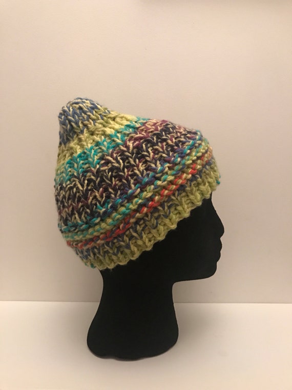 Woman Colourful Pixie Hat Colourful 