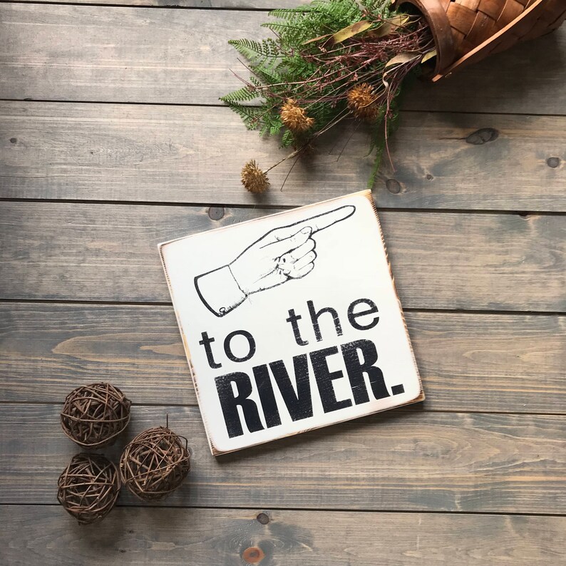 To The River To The Lake River Cabin Cabin Decor River Etsy