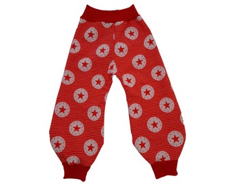 Softshell pants, children's pants, mud pants red/white, size. 86/92