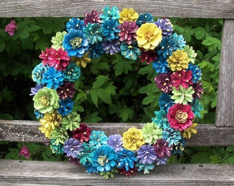 Vintage Fall Handmade WreathVintage WreathsVintage HandmadeHandmade Wreaths and DoorhangersVintage 1960/'s WreathsHandmade Crafts