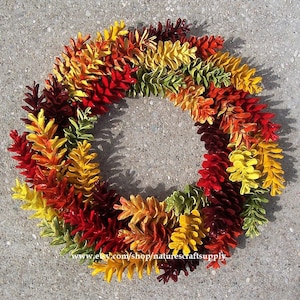 Fall Pine Cone Wreath. White Pine. Autumn Decor. image 2