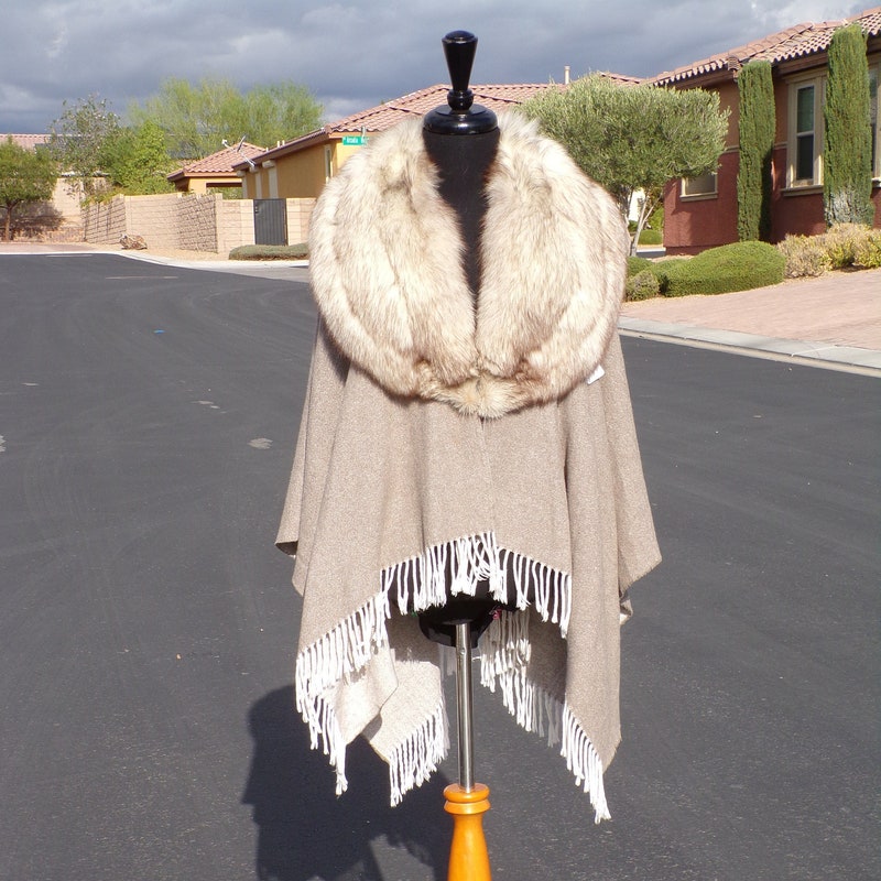 Not Conventional Upcycled Flying Squirrel Poncho main image 1