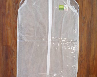 FUR friendly JACKET COAT garment bags, gusseted, 2 lengths available ... suitable for fluffy fur coats jackets or multiple furs (#1152-1153)