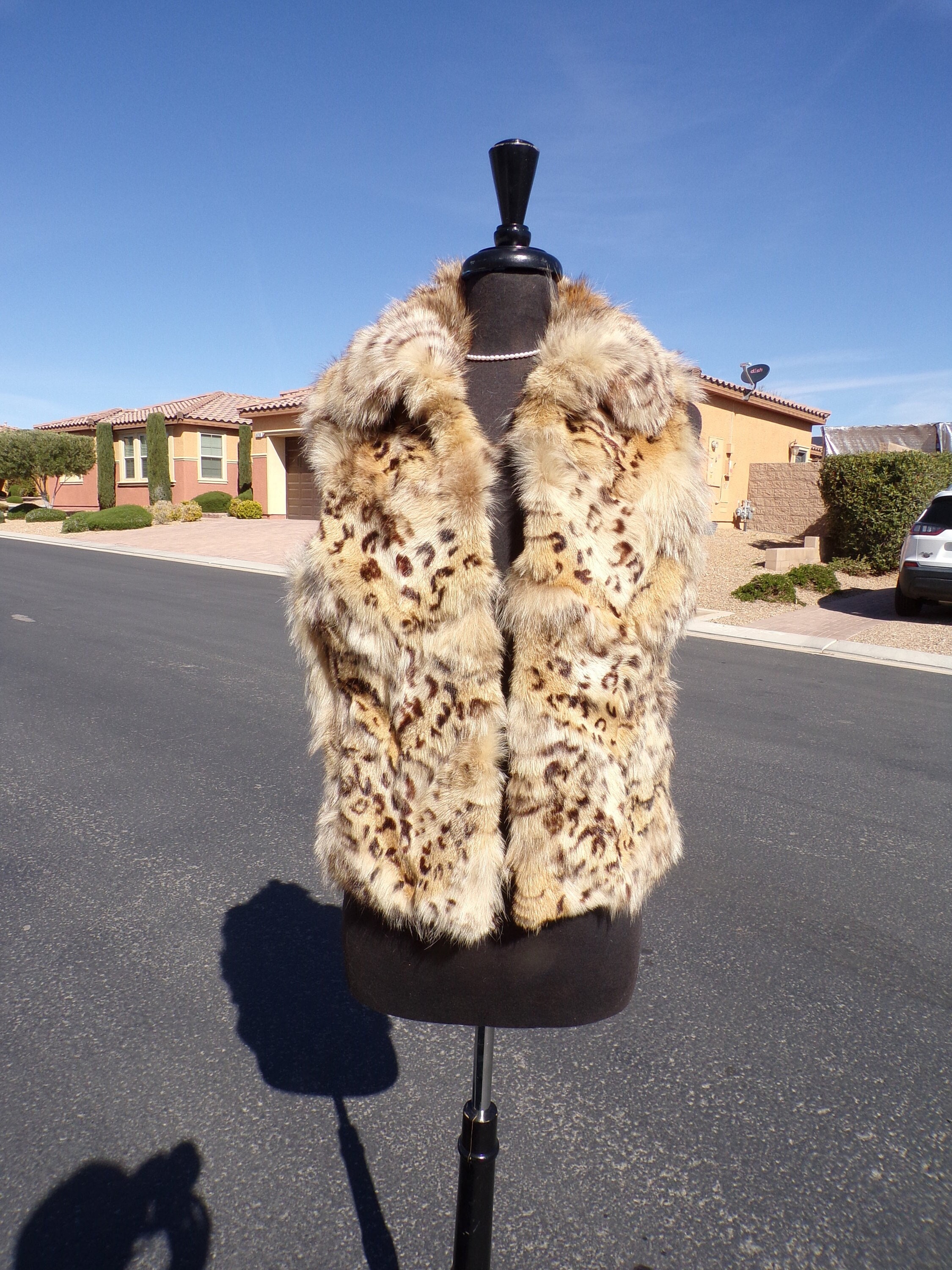 Alberto makali rabbit fur crop jacket deals