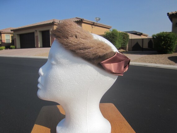 real FUR halo hat headband - real FUR halo hat hea