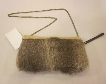 fur coat garment bolsa