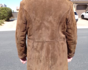 Men's S FAKE Fur FAUX Fur Brw Imitation Sheepskin Rancher