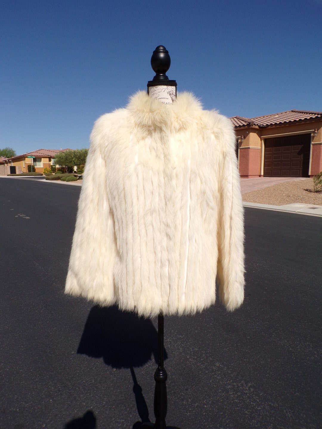 Bridle path down parka with genuine fox fur trim hotsell