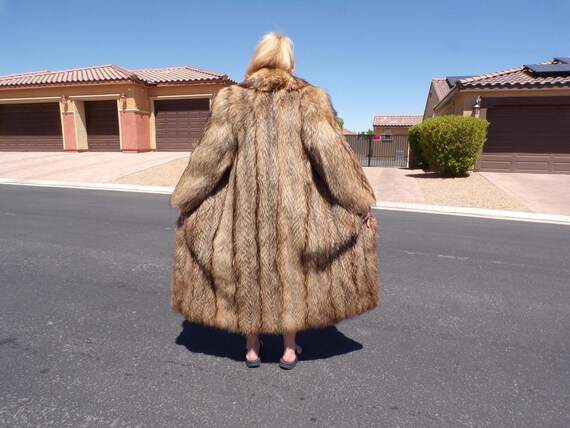 Asiatic raccoon fur coat deals