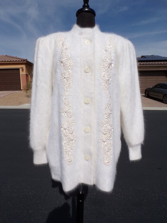 XL 14 Real ANGORA Sweater by Lee Sands 