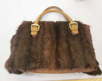 fur satchel