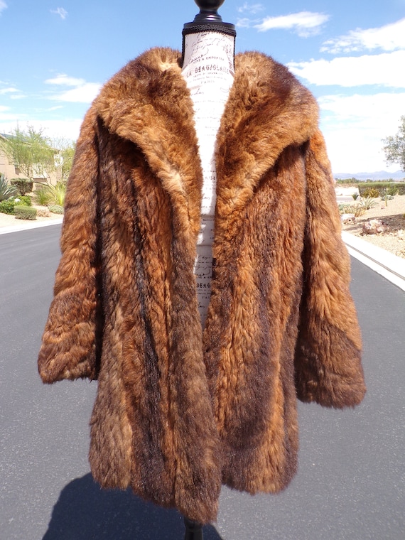 Zealand POSSUM FUR Jacket Stroller Coat 