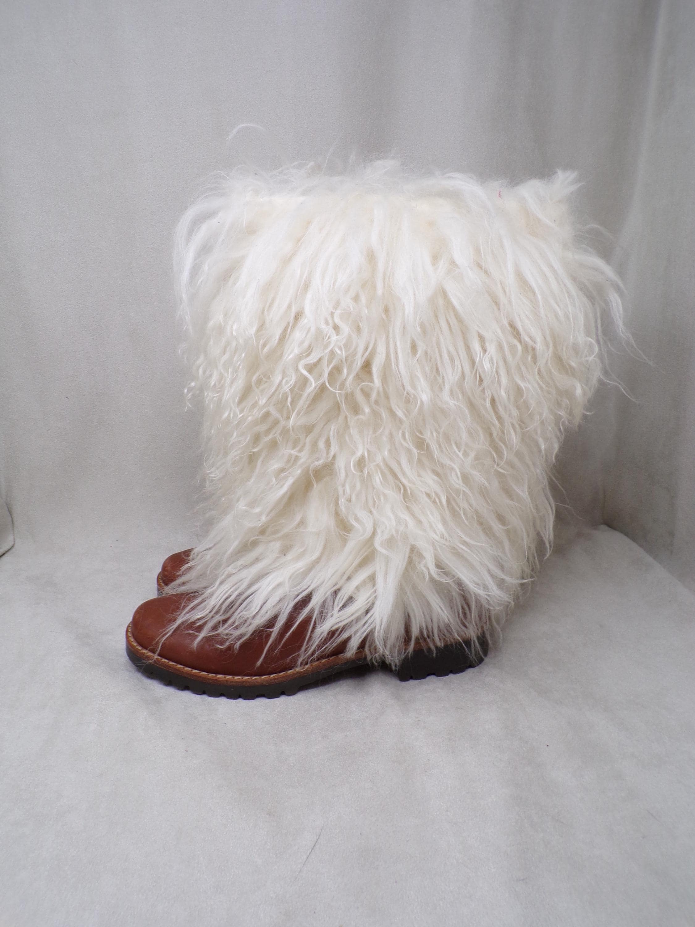 COLORS OF CALIFORNIA curly fake fur boot Curly Fur Boots - Etsy