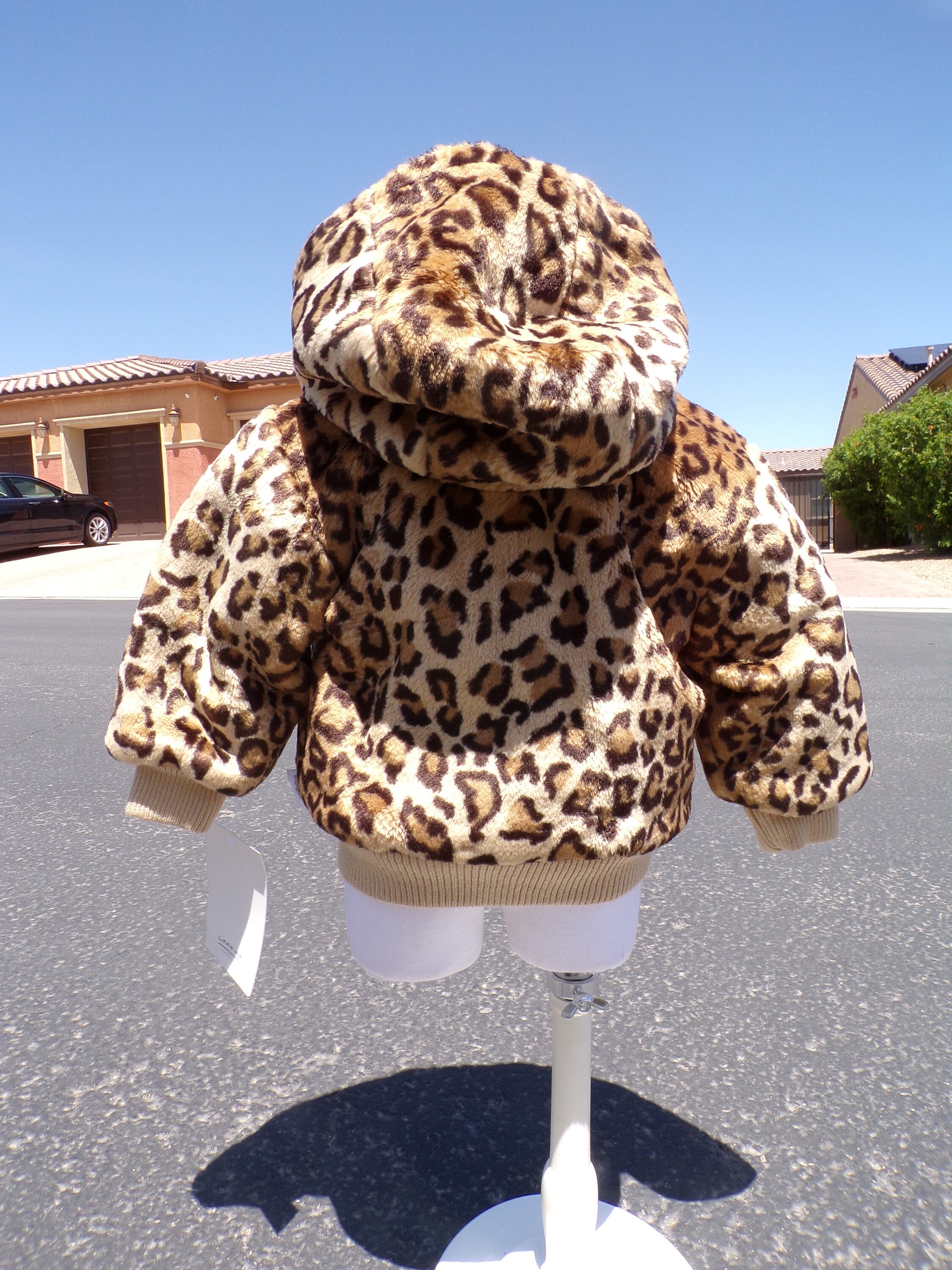 NWT Toddler (18 Mo) FAKE, FAUX, Vegan Fur, Leopard Print