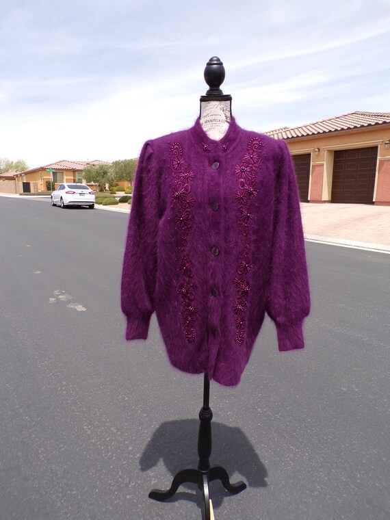XL 14 Real ANGORA Sweater by Lee Sands 
