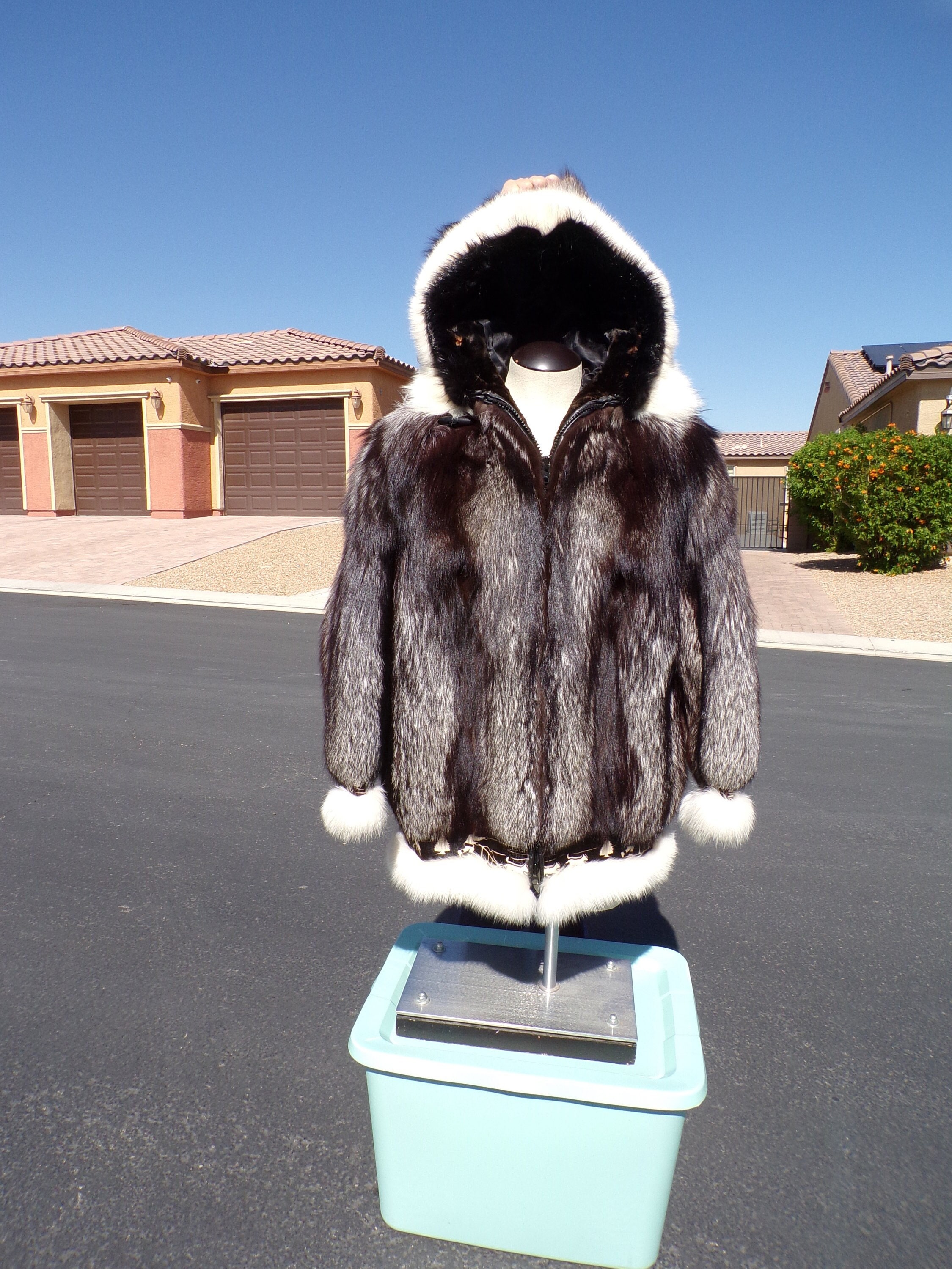 Getalty Real Mink Fur Men Collar Winter Warm Scarf for Men's Coat
