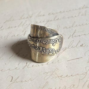 Double Wrapped Spoon Ring, Ring, ~WORLDS FOOD FAIR ‘96~ 1896