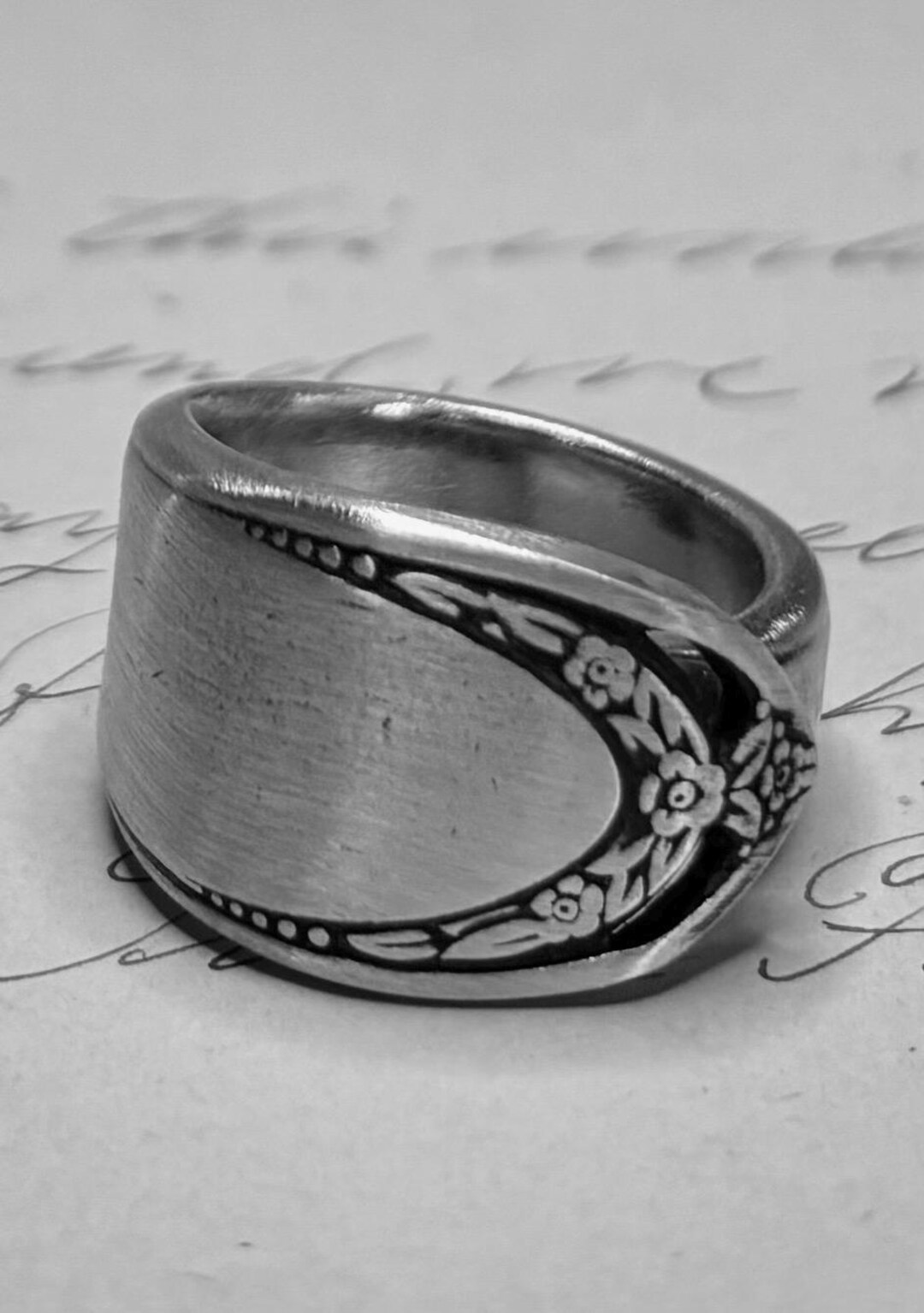 Antique Spoon Ring, ~LOVELACE~ 1936 - Etsy