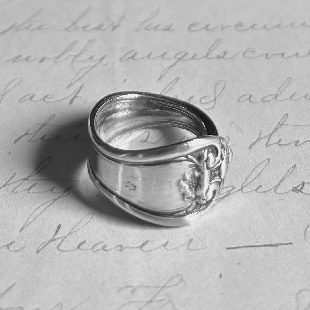 Antique Spoon Ring ~LEYLAND~ 1910 - Etsy