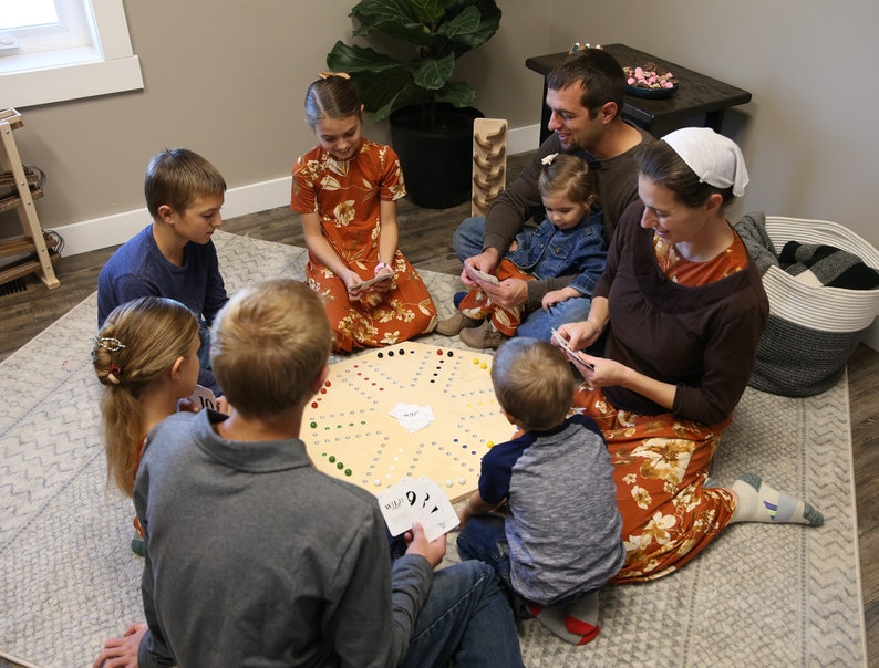 Marble Chase cards N' Marbles Wooden Etsy