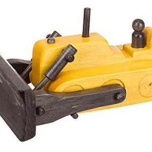 AmishToyBox.com Wooden Bulldozer Toy, Child Safe Finish