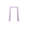 AmishToyBox.com Set of 9 White Croquet Wickets, Sturdy 7 Gauge Replacement Square Croquet Archs, Made in The USA