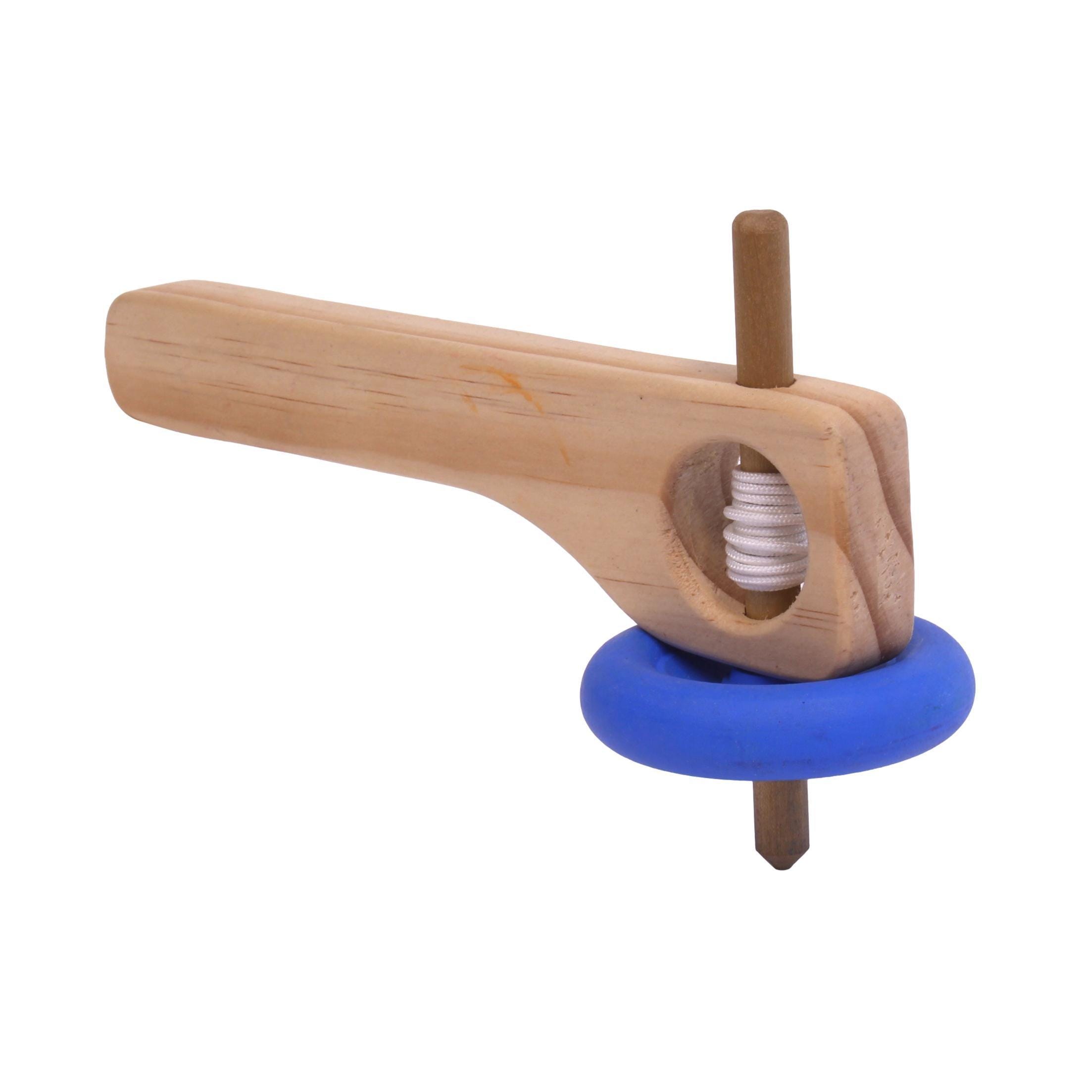 Top And Rope Toy Amishtoybox.com Spinning Wooden Top Toy With Handle and Pull String - Etsy