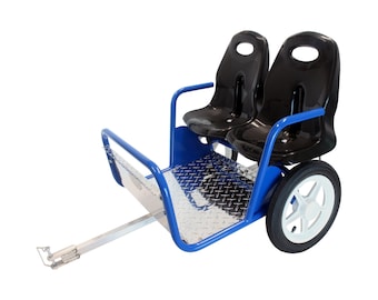 Amish-Made Kid's ATV Trailer, Chipmunk Coach, Garden Tractor Pull-Behind