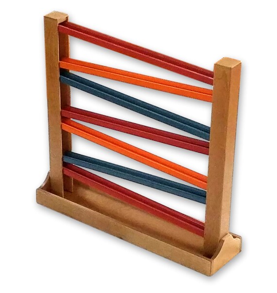 Amish Made Wooden Heirloom Marble Roller Toy Amish Made Wooden Heirloom Marble