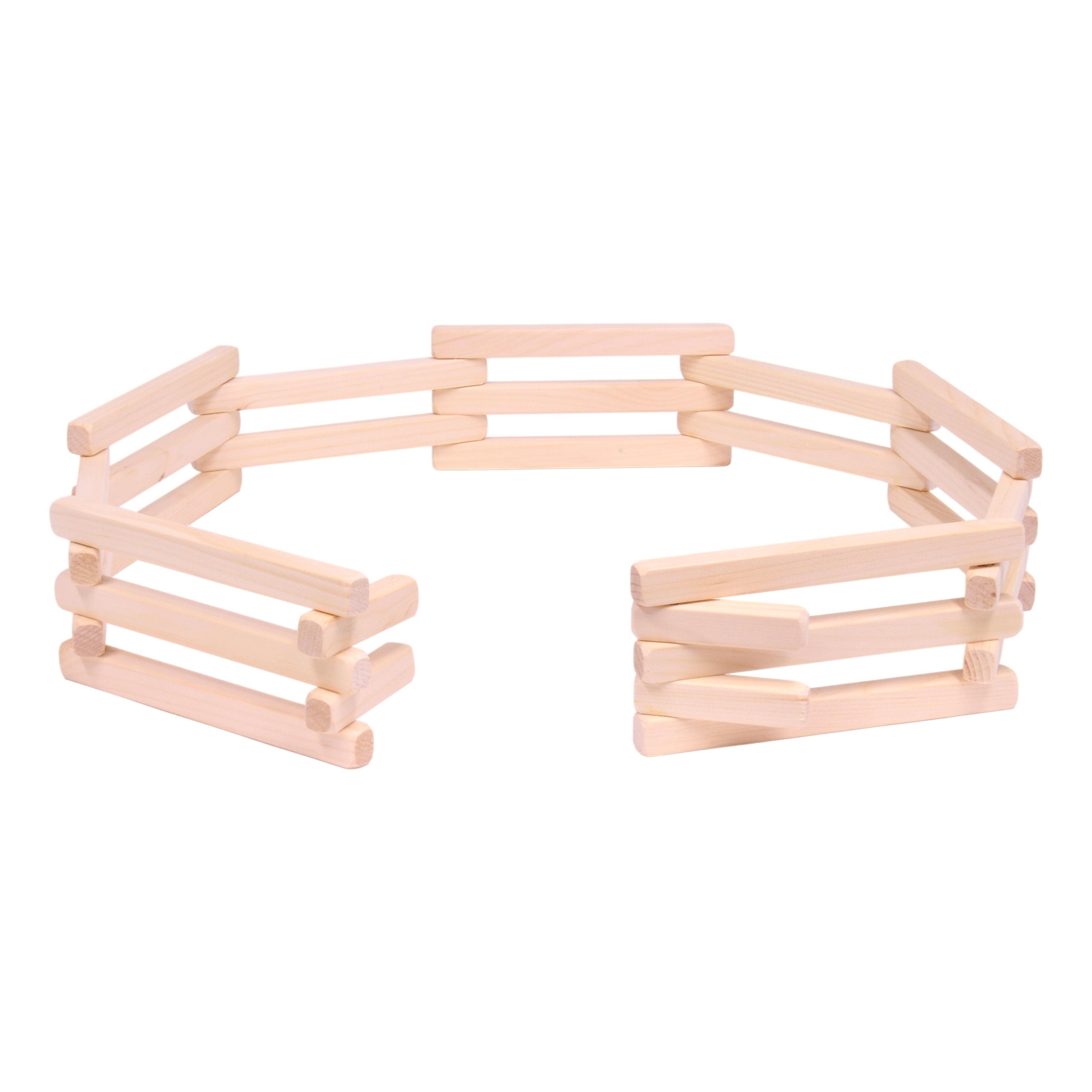 Wooden Folding Corral Fence Toy Amish Made Etsy