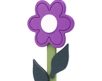 NEW! AmishToyBox.com Decorative Flower Stake for Yard and Garden Décor, Amish-Made with Poly Lumber, Daisy