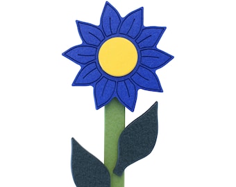 NEW! AmishToyBox.com Decorative Flower Stake for Outdoor Décor, Amish-Made with Poly Lumber, Sunflower