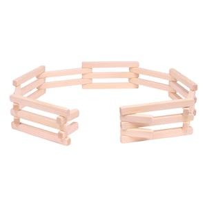 Wooden Folding Corral Fence Toy, 68&quot; Long