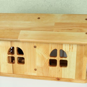 Kinder Geschenke Puppenhaus 1:24 Weihnachten 1:24 Weihnachten Sylvanian Dollhouse Erle Personalize Puppenhaus Bausatz Fee Montessori Waldorf Bild 8