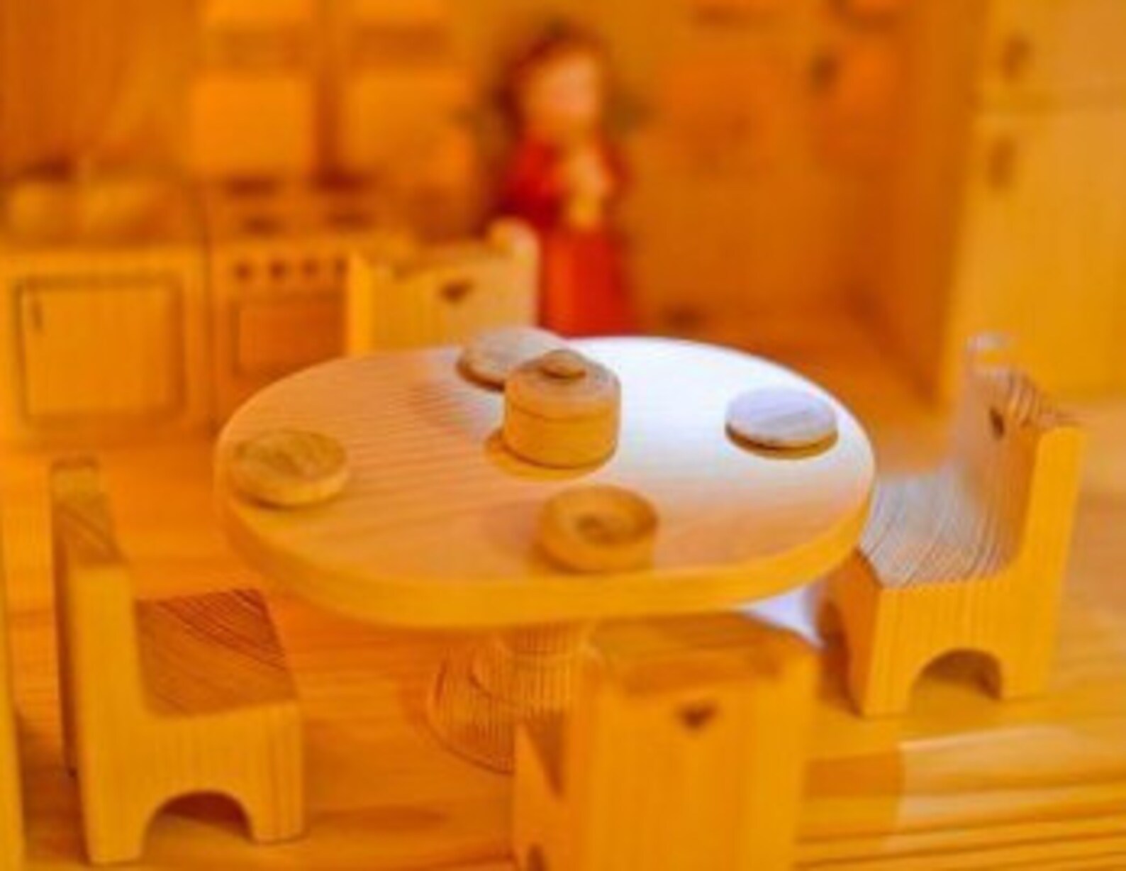 Wooden Kitchen Dish Set Waldorf toys Wooden toy dishes Etsy