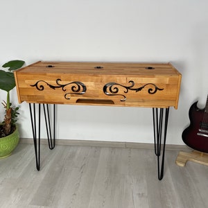 Pianotoetsenbord Tafelhoogte 63 cm/25 inch voor kinderen Houten tafel digitale piano midi-toetsenbord Aangepast studiobureau 61/88 toetsen standaard
