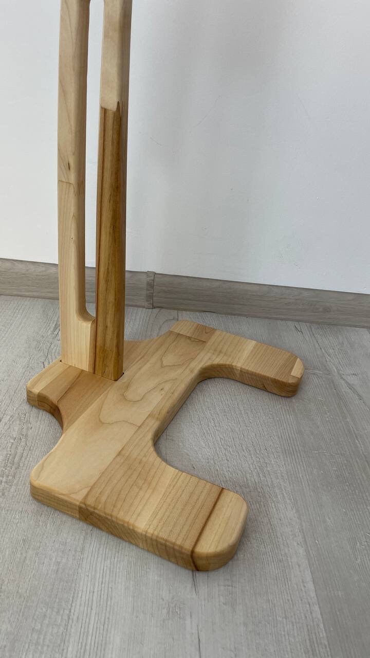 Supporto Per Chitarre In Legno - Per 3 Chitarre (2 Elettriche + 1 Acustica) - Foto 2