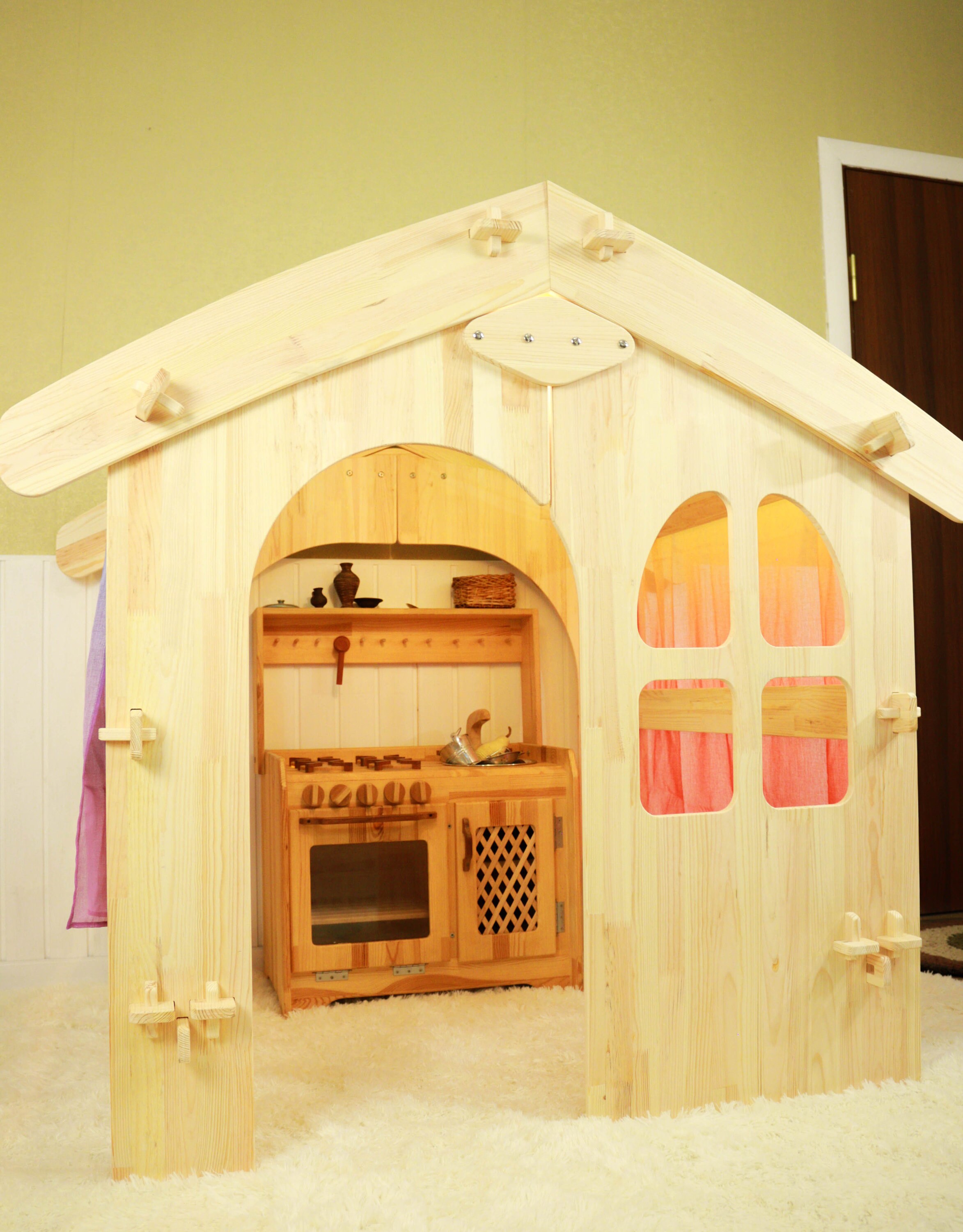 Wooden Waldorf kitchen Set Kitchen set with sink stove and Etsy