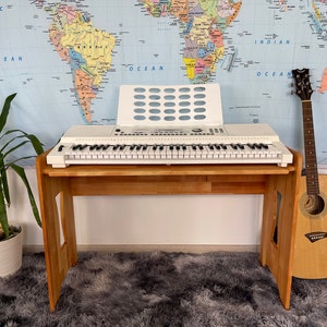 Standaard pianoklavier Hoogte tafel 63 cm/25 inch Voor kinderen Houten tafel digitale piano midi-keyboard Aangepast studiobureau 61/88 toetsen standaard