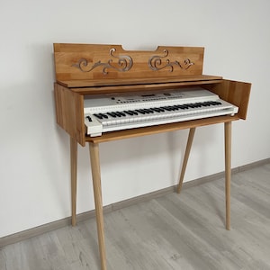 Standaard pianotoetsenbord Hoogte tafel 73 cm/30 inch voor volwassenen Houten tafel midi-toetsenbord digitale piano Aangepast studiobureau 61/88 toetsen standaard