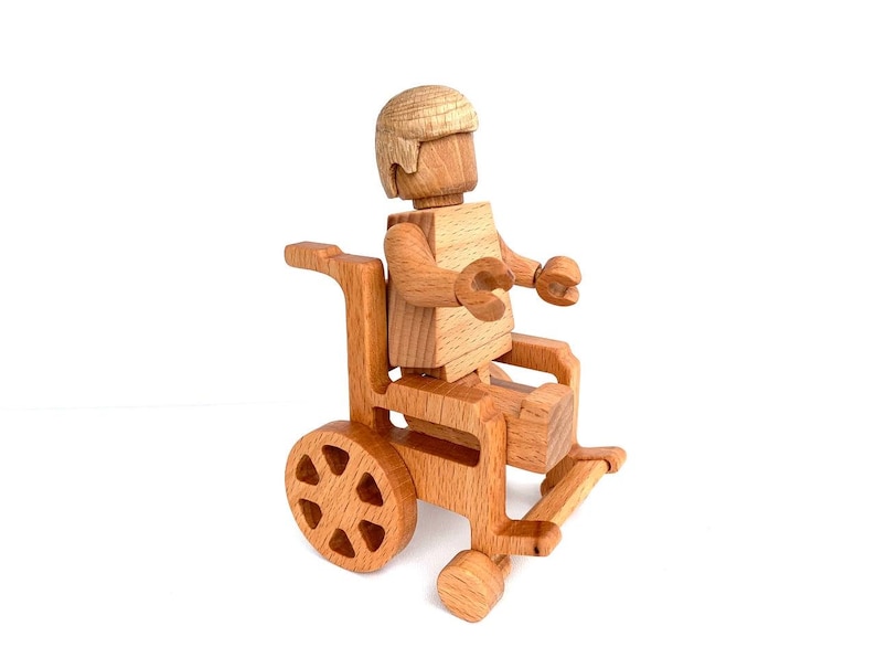 Wheelchair for Dollhouse Play Wooden Eco Toy Preschool Etsy