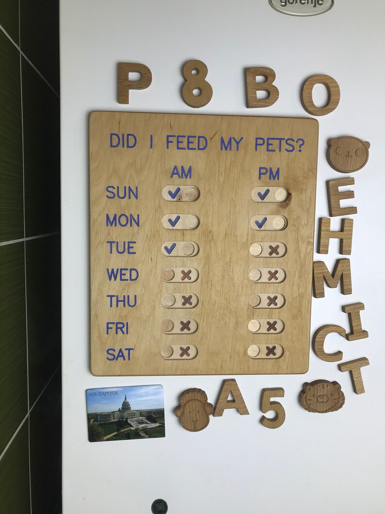 Personalized Pet Feeding Schedule Pet Feeding Reminder Pet | Etsy - Pet Feeder Schedule App