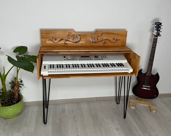 Piano Keyboard Stand Kids Piano Stand Wooden Table digital piano midi keyboard Custom studio desk 61 keys stand