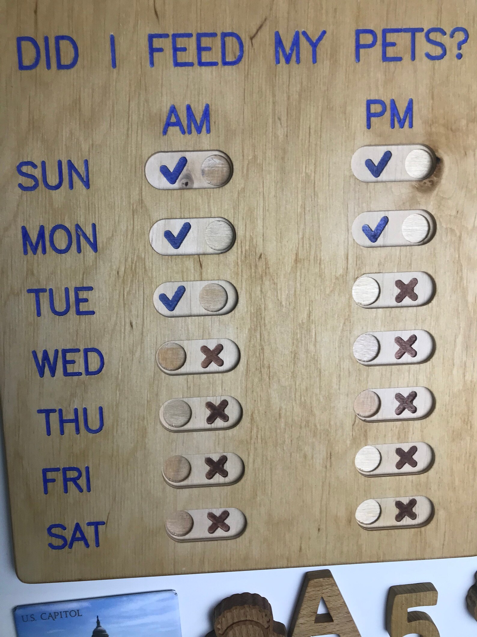 Picture of Personalized Pet Feeding Schedule Pet Feeding Reminder Pet | Etsy