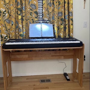 Pianotoetsenbord Hoogte tafel 73 cm/30 inch voor volwassenen Houten tafel digitale piano midi-toetsenbord Aangepast studiobureau 61/88 toetsen standaard